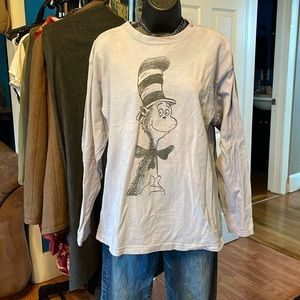 Vintage 90’s Cat In The Hat long sleeve shirt - cotton size L